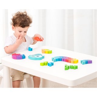 Alphabet puzzle - snake